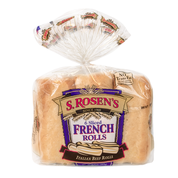 Buns & Rolls S. Rosen's Sliced French Rolls hero