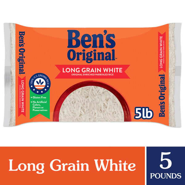 Grains, Rice & Dried Goods Ben's Original Long Grain White Enriched Dry Rice Bag hero