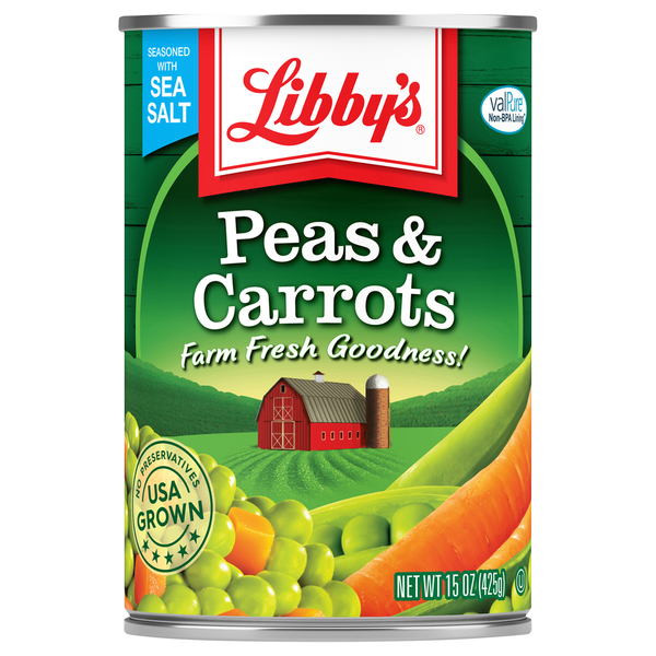 Canned & Jarred Vegetables Libby's Peas & Carrots hero