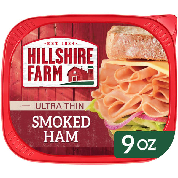 Packaged Lunch Meat Hillshire Farm Ultra Thin Sliced Lunchmeat, Smoked Ham hero