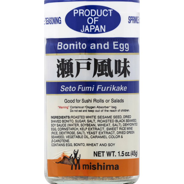 Spices & Seasonings Mishima Seasoning, Multi Purpose, Bonito and Egg hero