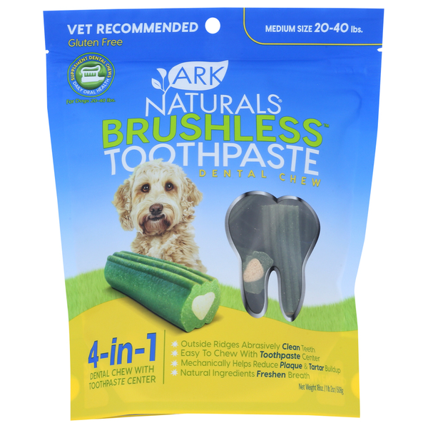 Dog Food & Care Ark Naturals Brushless Toothpaste - Medium hero