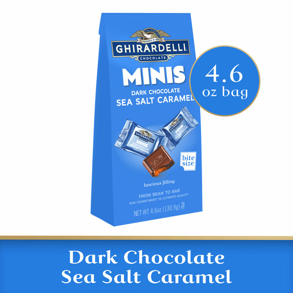 Candy & Chocolate Ghirardelli Minis Dark Chocolate Sea Salt Caramel hero