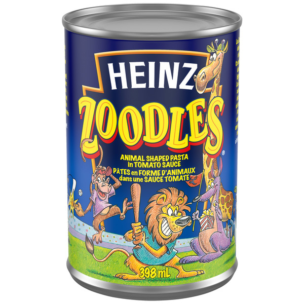 Heinz Zoodles Animal Shaped Pasta With Tomato Sauce hero