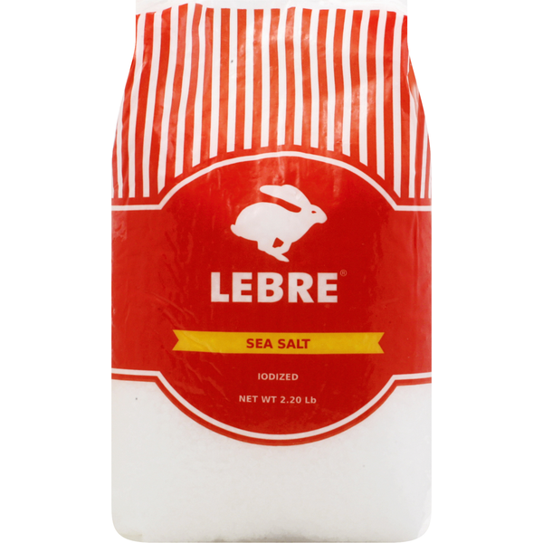 Spices & Seasonings Lebre Sea Salt, Iodized hero