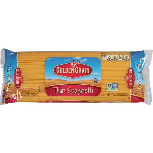 Dry Pasta Golden Grain Spaghetti, Thin hero