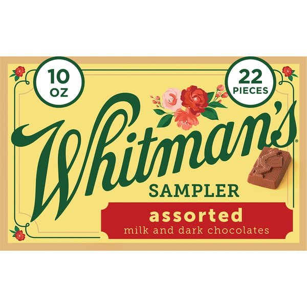 Candy & Chocolate Whitman's Sampler Assorted Milk & Dark Chocolate Gift Box (22 Pieces) hero