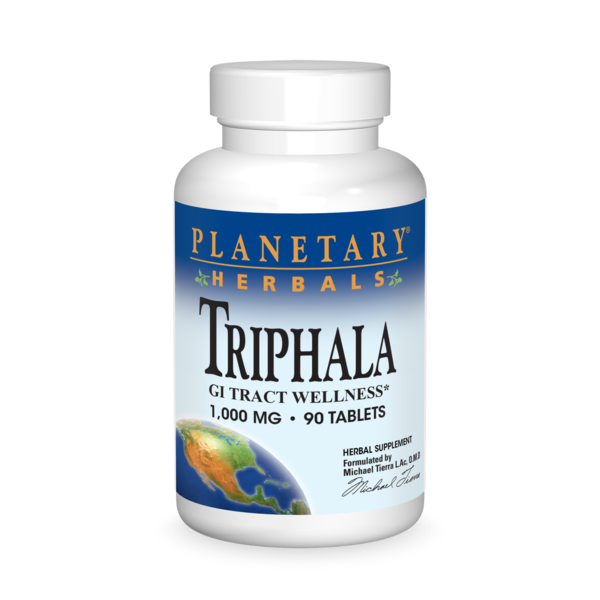 Cleanse & Detox Planetary Herbals Triphala, GI Tract Wellness 1,000 Mg Tablet hero