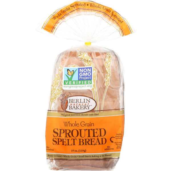 Frozen Breads & Doughs Berlin Natural Bakery Sprouted Spelt Bread hero