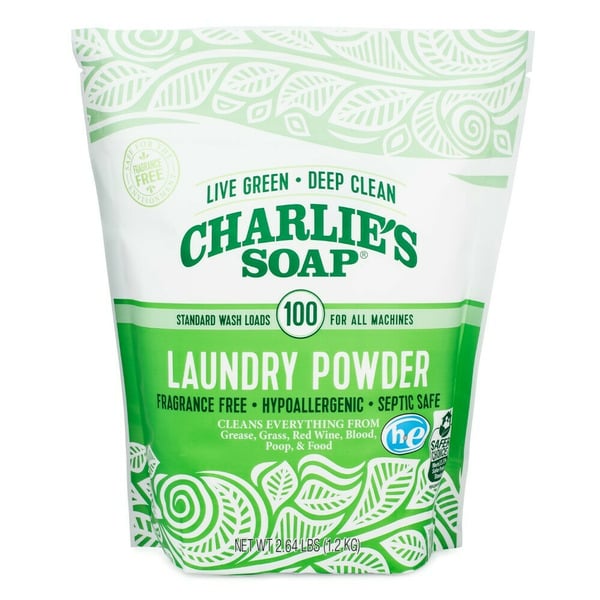 Laundry Charlie's Soap Fragrance Free Natural Powder Laundry Detergent hero