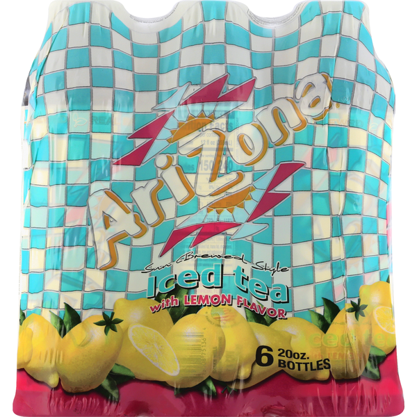 Juice & Nectars AriZona Iced Tea, with Lemon Flavor, Sun Brewed Style hero