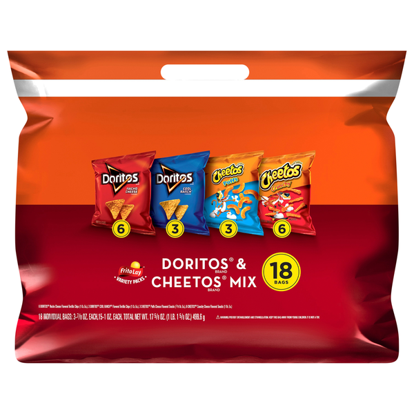 Trail Mix & Snack Mix Frito Lay Doritos & Cheetos Mix, Variety Pack hero