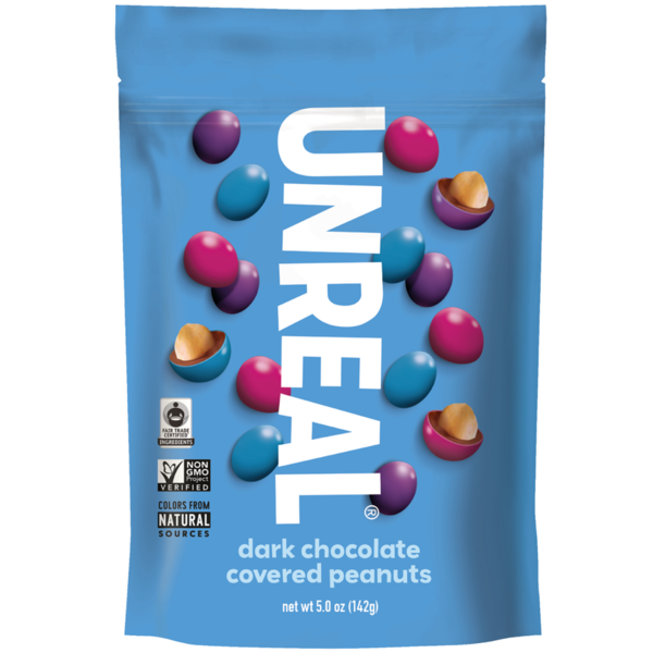 Candy & Chocolate UNREAL Dark Chocolate Peanut Gems hero