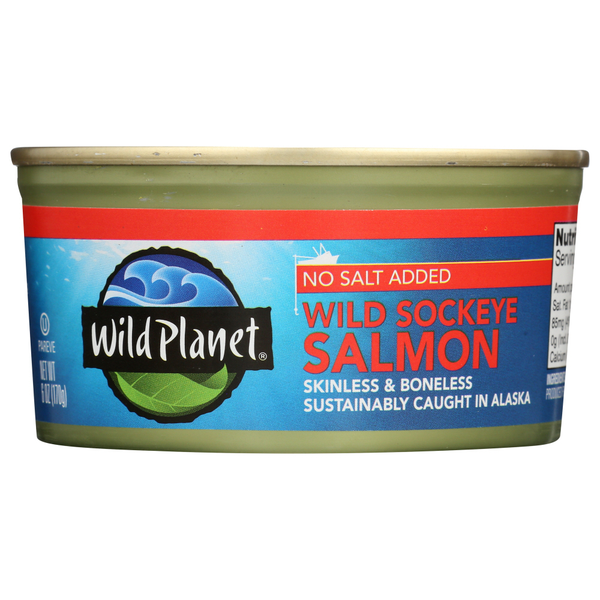 Canned Meat & Seafood Wild Planet Salmon Ns hero