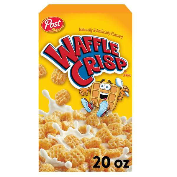 Post Waffle Crisp Breakfast Cereal hero