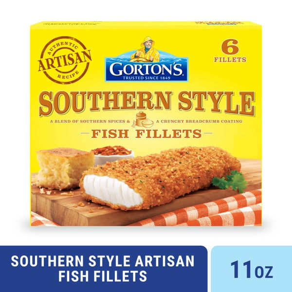 Frozen Meat & Seafood Gorton's Southern Style Breaded Fish Fillets hero