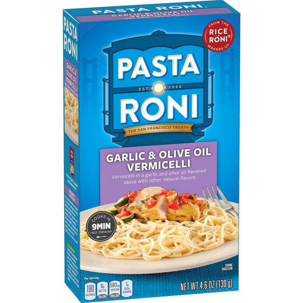 Instant Foods Pasta Roni Vermicelli, Garlic & Olive Oil hero