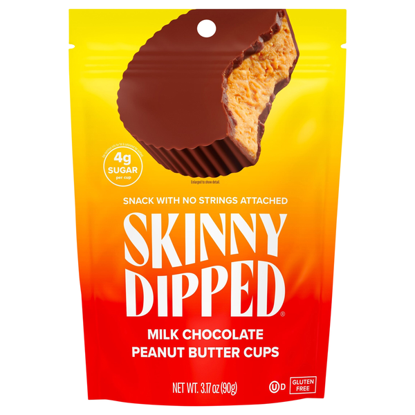 Bulk Candies & Chocolates SkinnyDipped Peanut Butter Cups, Milk Chocolate hero