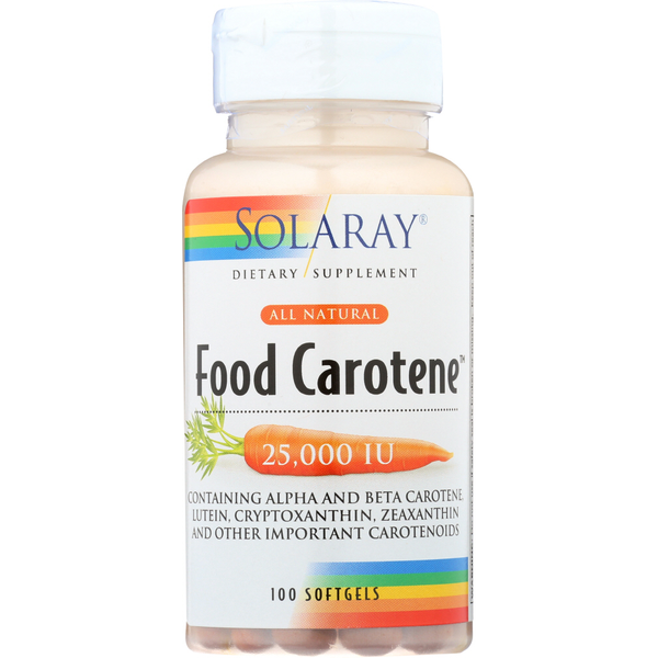 Antioxidants Solaray Food Carotene Vitamin A As Beta Carotene hero