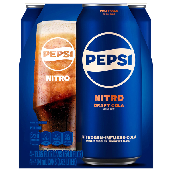 Soft Drinks Pepsi Draft Cola, Nitro hero