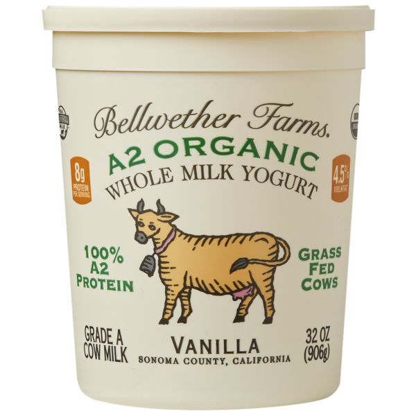 Yogurt Bellwether Farms Vanilla, Organic Whole Milk Yogurt hero