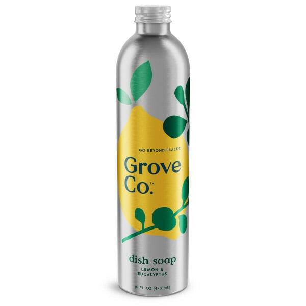 Grove Co. Dish Soap, Ultimate, Lemon & Eucalyptus, Single Refill hero