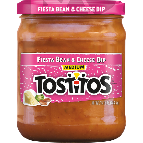 Preserved Dips & Spreads Tostitos Zesty Bean & Cheese Dip hero