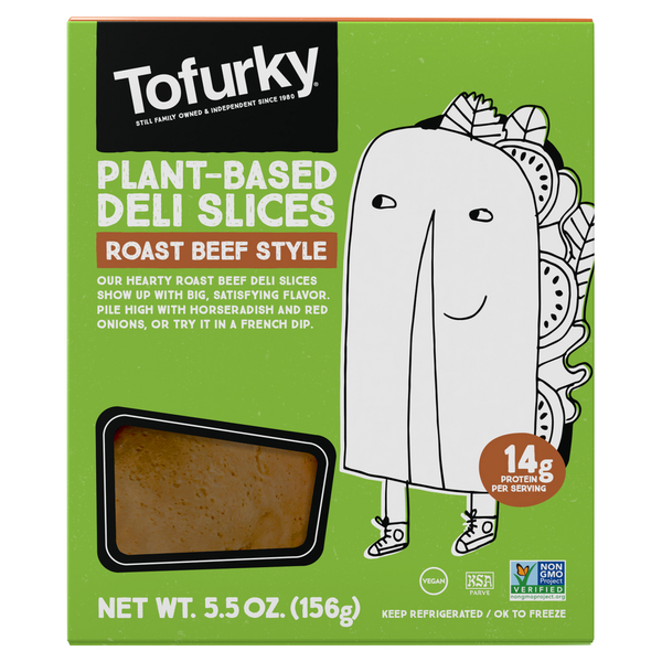 Tofu & Meat Alternatives Tofurky Roast Beef Style Ultra Thin Deli Slices hero