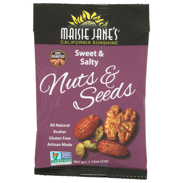 Nuts, Seeds & Dried Fruit Maisie Jane's Sweet & Salty Nuts & Seeds hero