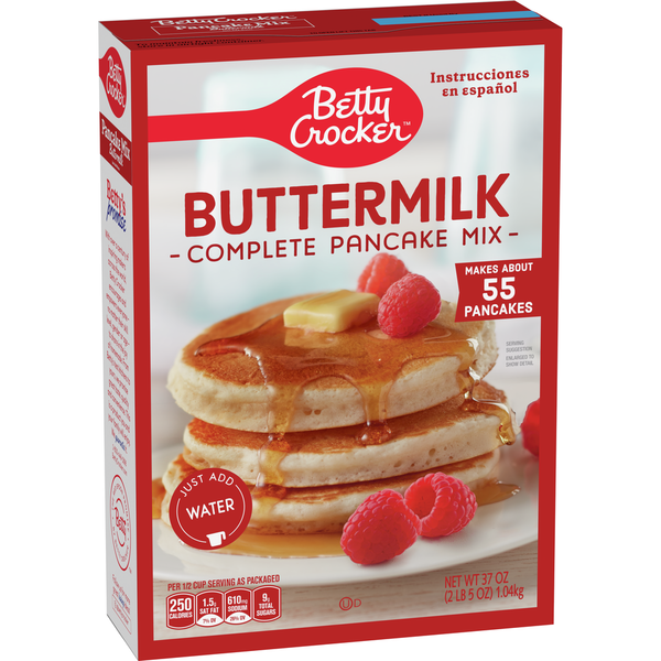 Hot Cereal & Pancake Mixes Betty Crocker Complete Buttermilk Pancake Mix, Just Add Water hero