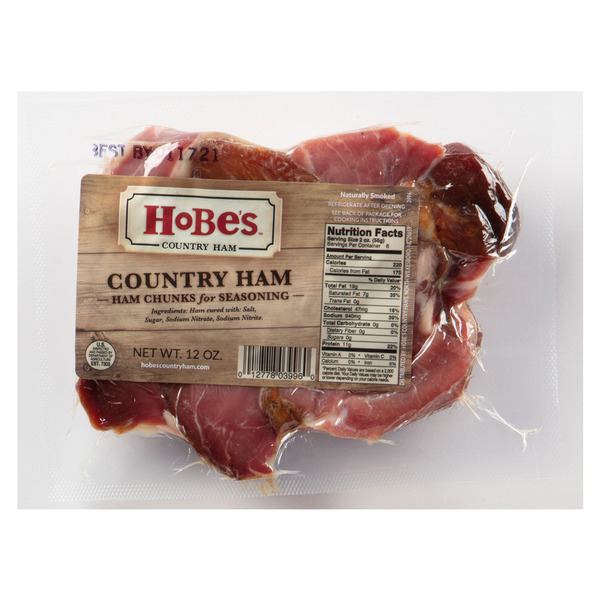 Fresh Pork & Ham Hobe's Country Ham Country Ham Chunks for Seasoning hero