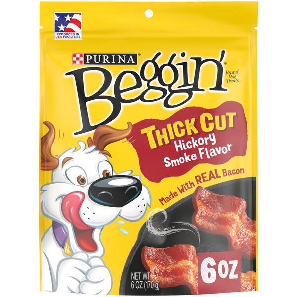 Dog Food & Care Purina Beggin' Strips With Real Meat Dog Treats, Thick Cut Hickory Smoke Flavor hero