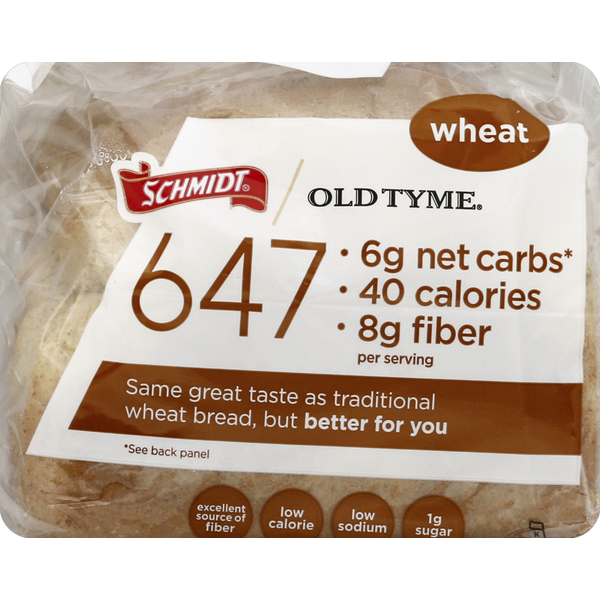 Fresh Baked Bread Schmidt Old Tyme Bread, Wheat hero