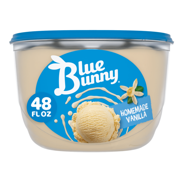 Ice Cream & Ice Blue Bunny Premium Homemade Vanilla Frozen Dessert hero