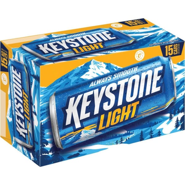 Domestic Beer Keystone Light Lager Beer hero