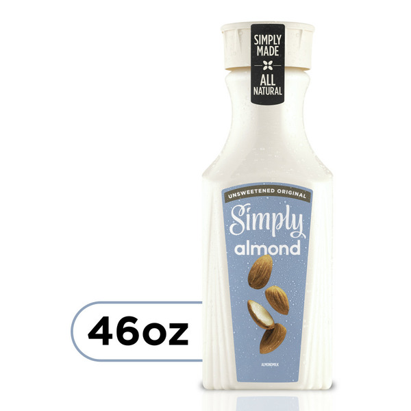 Soft Drinks Simply Almond Original Unsweetened Bottle hero