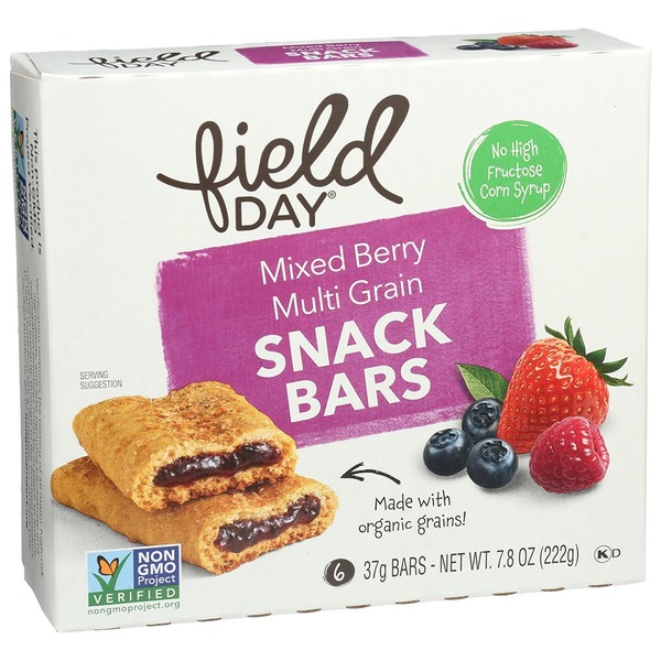 Energy & Granola Bars FIELD DAY Cereal Bars, Mixed Berry, Fruit & Grain hero