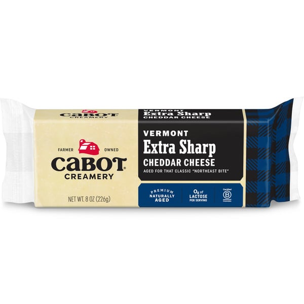 Cabot Extra Sharp Cheddar Cheese hero