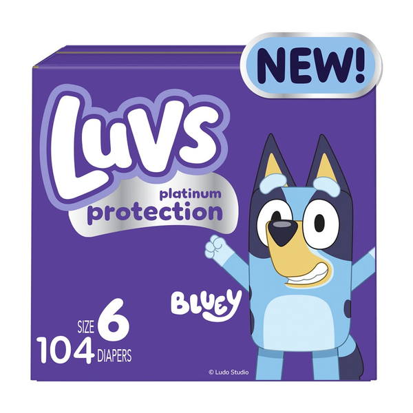 Diapers & Wipes Luvs Platinum Protection Baby Diapers, Size 6 hero