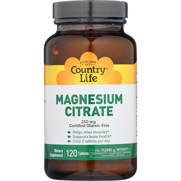 Vitamins & Supplements Country Life Magnesium Citrate hero