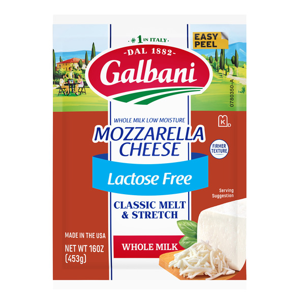 Galbani Whole Milk Lactose Free Mozzarella hero