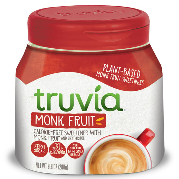 Truvia Calorie-Free Sweetener From The Monk Fruit Spoonable Jar hero