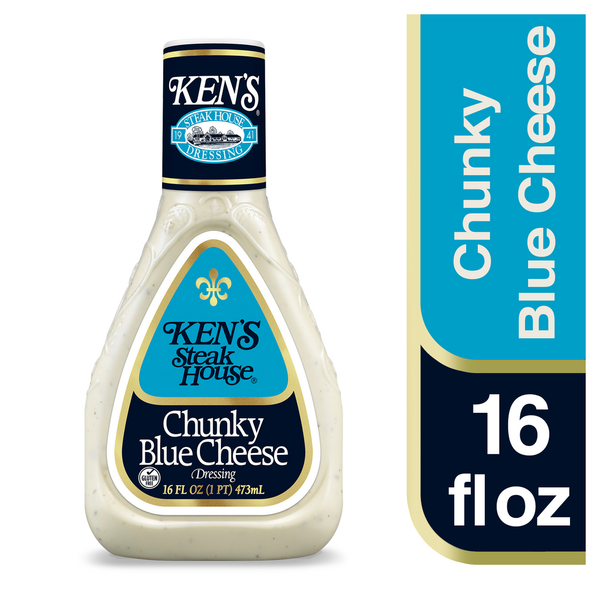 Salad Dressing & Toppings Ken's Steak House Dressing, Chunky Blue Cheese hero