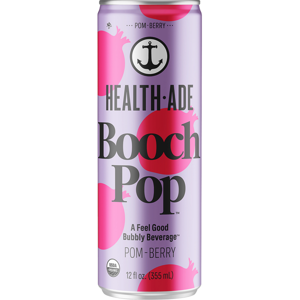 Cocoa & Drink Mixes Health-Ade Booch Pop, Pom-Berry hero