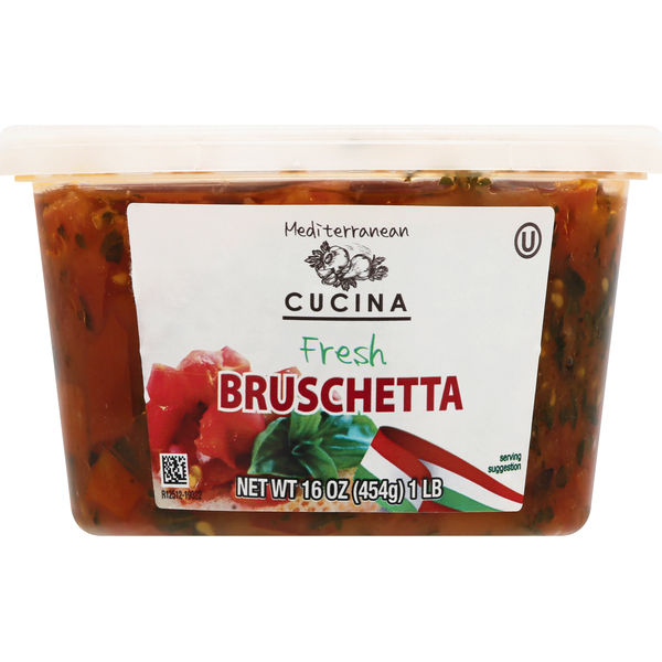 Prepared Meals Cucina Bruschetta, Fresh, Mediterranean hero