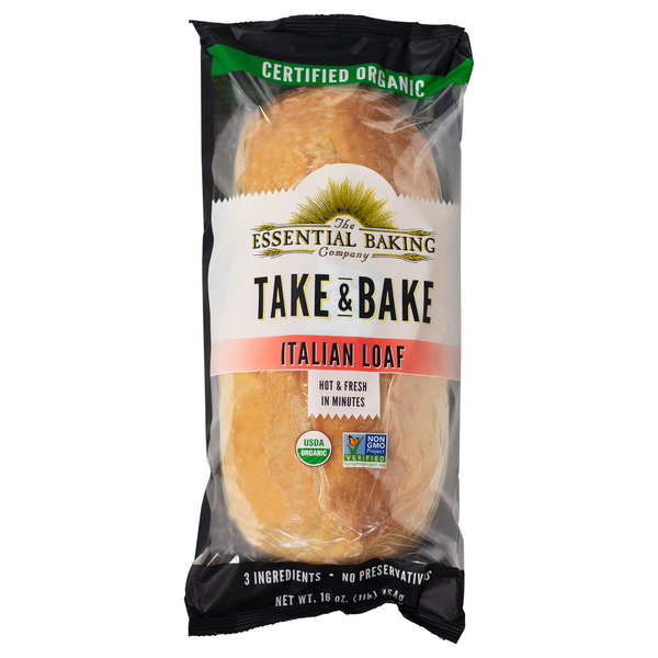 Bread The Essential Baking Company Italian Loaf, Take & Bake hero