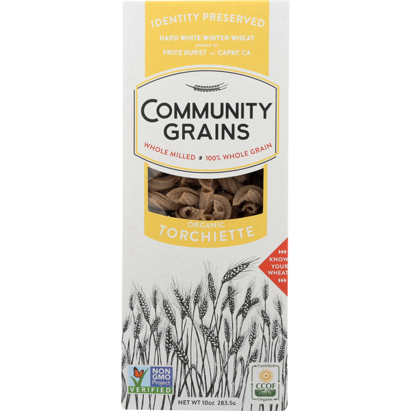 Dry Pasta Community Grains Pasta Torchiette Whol Grn hero