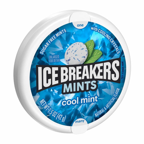 Mint & Gum Ice Breakers Cool Mint Sugar Free Mints hero