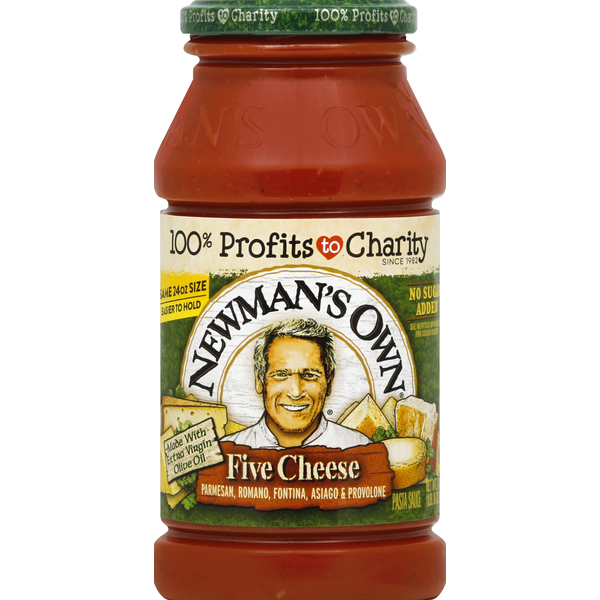 Pasta Sauce Newman's Own Pasta Sauce, Five Cheese hero