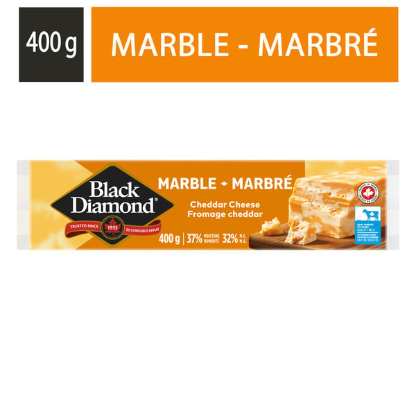 Packaged Cheese Black Diamond Cheese Marble hero